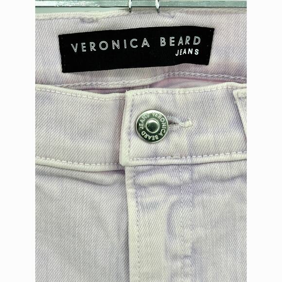 Veronica Beard Lavender Carly High‎ rise Kick Flare Jeans 32 - Picture 8 of 8
